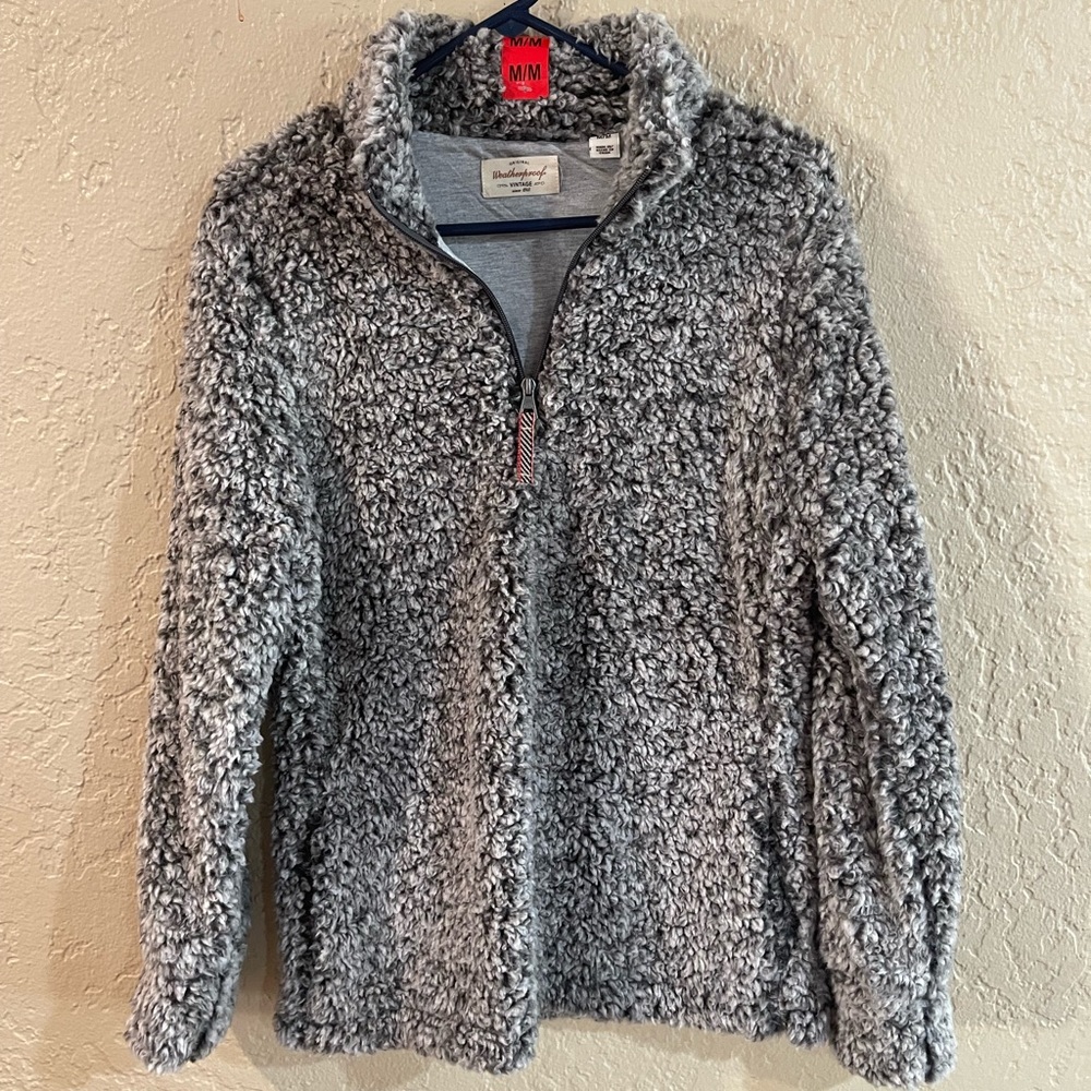 NEW Weatherproof Pullover Size Medium 1/4 Zip Sherpa Pullover